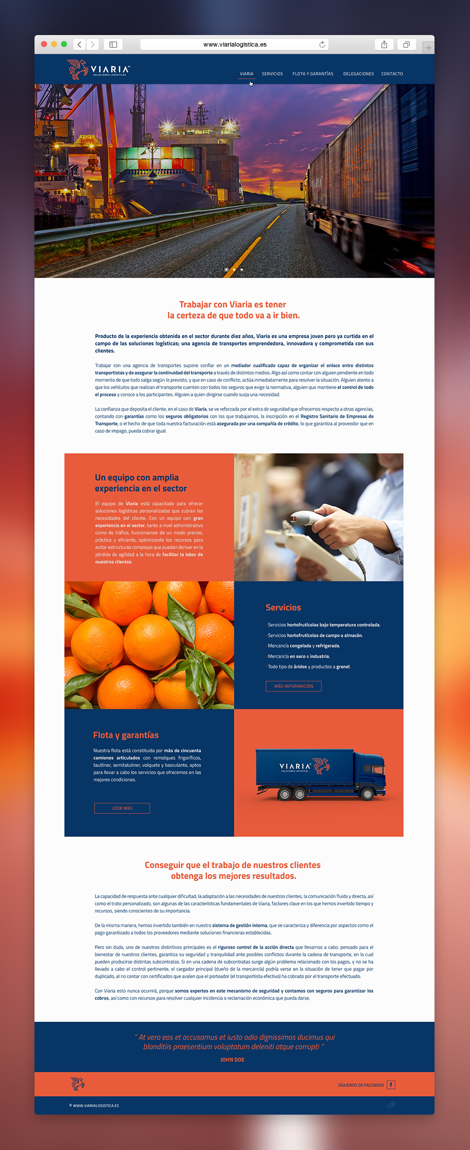 Identidad corporativa Viaria por Pixelarte