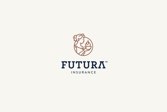 Diseño de identidad corporativa para compañía de seguros - Diseño de logotipo Futura insurance - Estudio de diseño Valencia Pixelarte