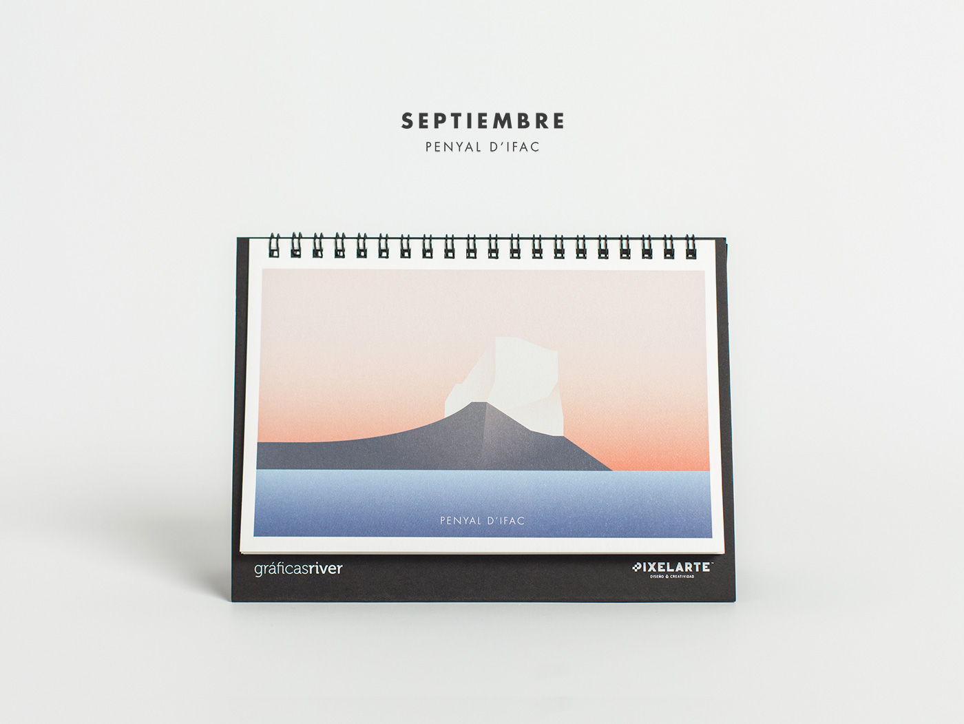 Diseño editorial calendario 2016 Pixelarte - Diseño de ilustración - Parques de la Comunitat Valenciana - Estudio de diseño gráfico Valencia Pixelarte