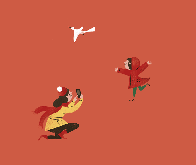 Ayuntamiento de Valencia felicitación Navidad 2016 - Animación ilustración - Estudio de diseño en Valencia Pixelarte