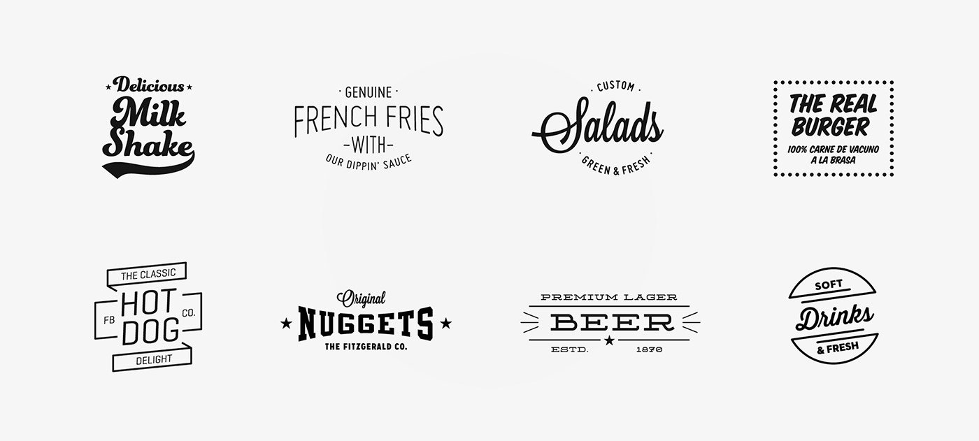 Pixelarte estudio de diseño gráfico - Diseño identidad corporativa para The Fitzgerald