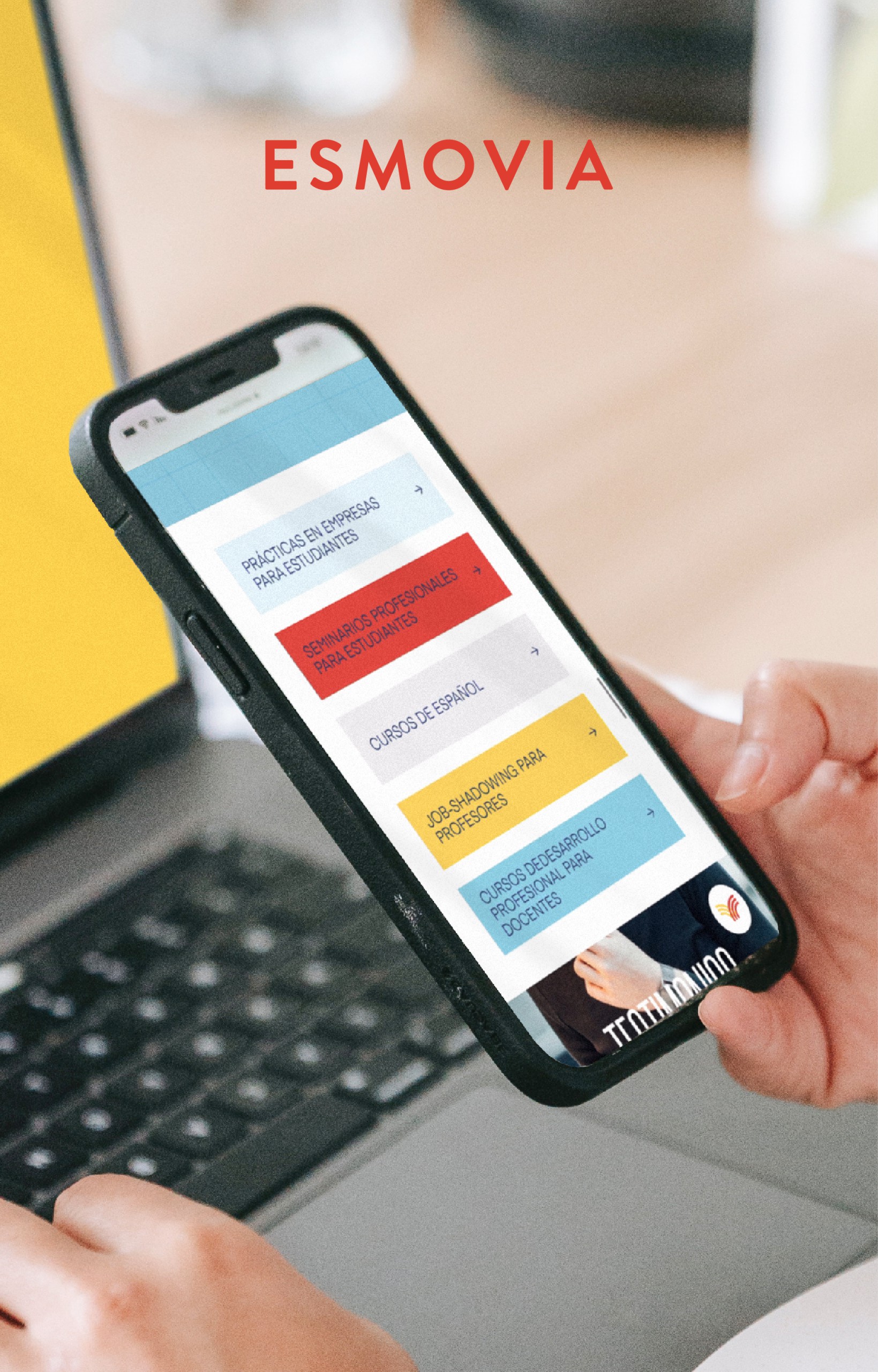 Pixelarte - Estudio de diseño gráfico - Diseño de web para Esmovia