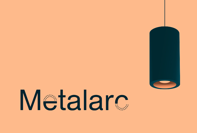 Pixelarte estudio de diseño gráfico - Diseño de identidad corporativa para la empresa de iluminación Metalarc