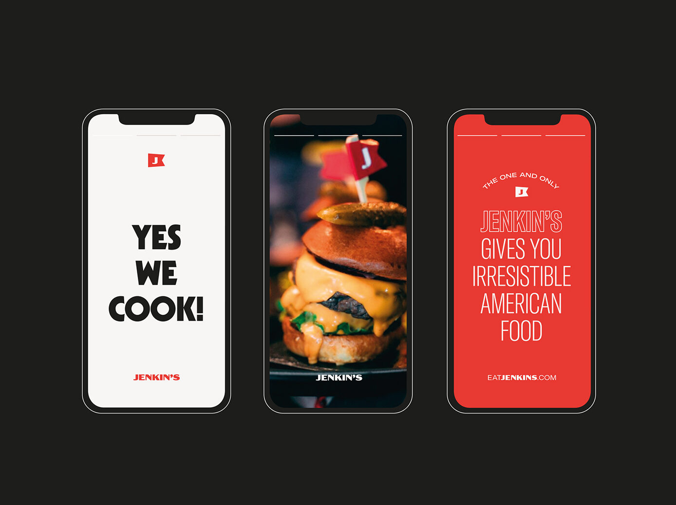Pixelarte - Estudio de diseño gráfico - Diseño identidad corporativa Jenkins - redes sociales