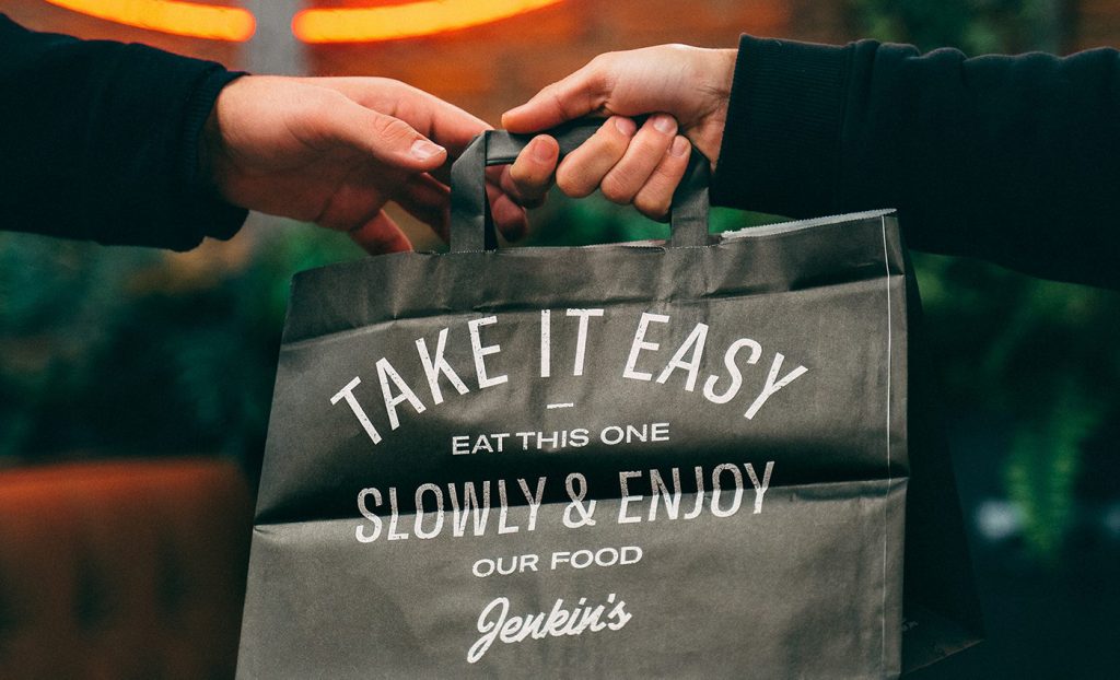 Pixelarte - Estudio de diseño gráfico - Diseño packaging Jenkins restaurante