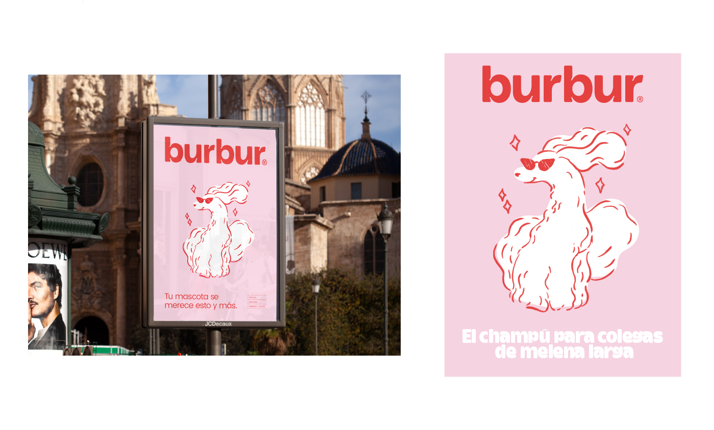 Pixelarte estudio de diseño gráfico- diseño identidad corporativa marca de mascotas Burbur