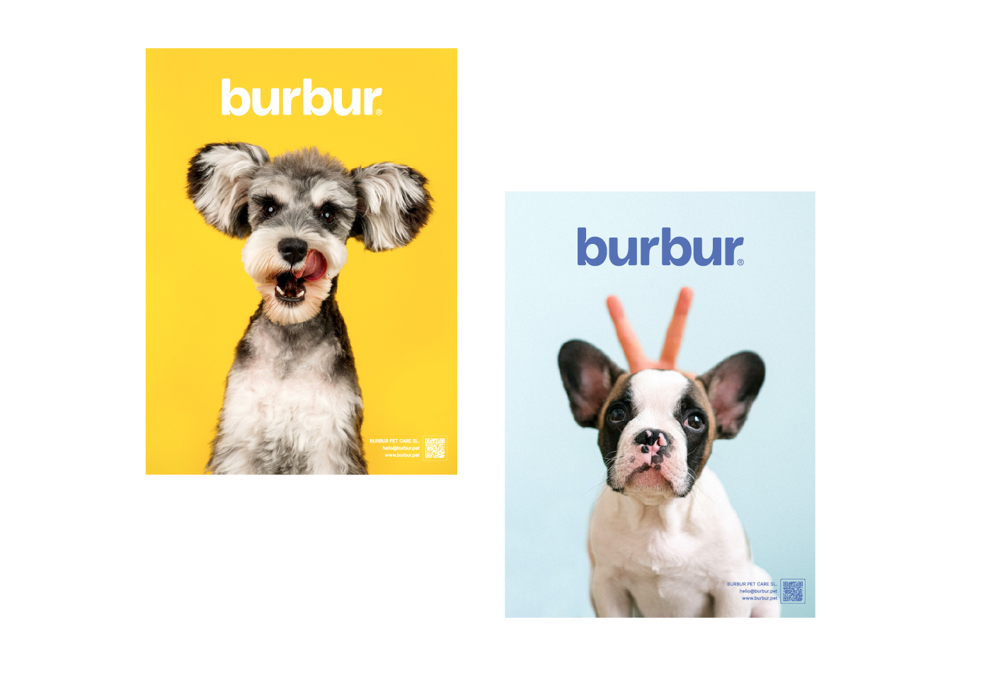 Pixelarte estudio de diseño gráfico- diseño identidad corporativa marca de mascotas Burbur