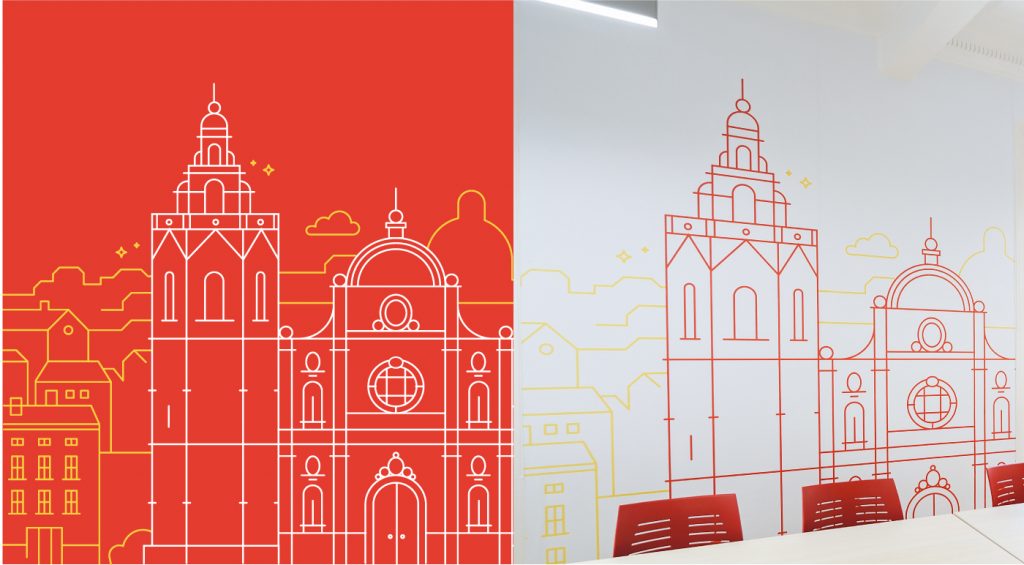 Pixelarte - Estudio de diseño gráfico - Diseño de oficinas en Valencia para Esmovia