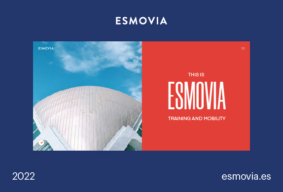 Pixelarte - Estudio de diseño gráfico - Diseño de web para Esmovia