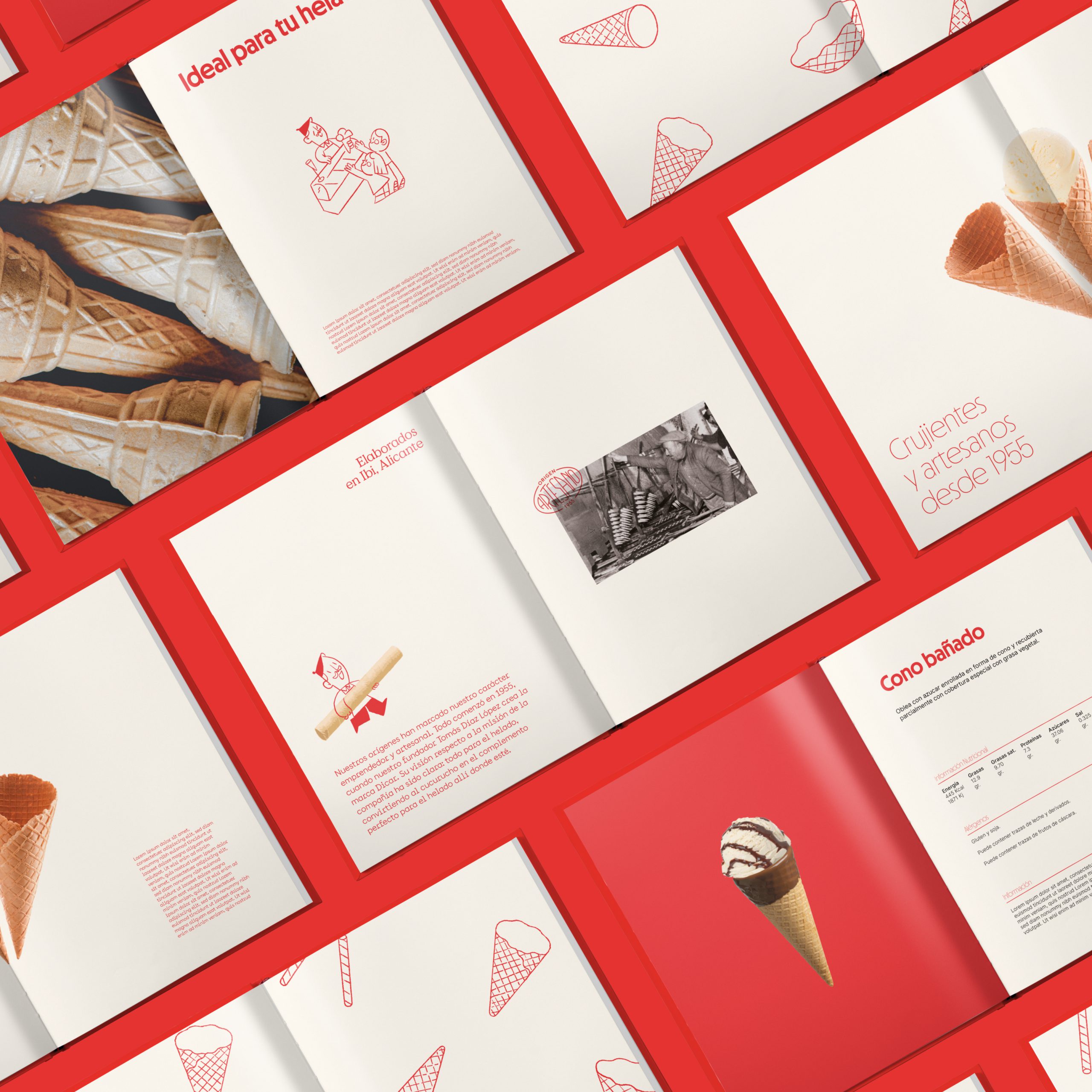 Pixelarte estudio de diseño - Diseño catálogo corporativo para Dicar