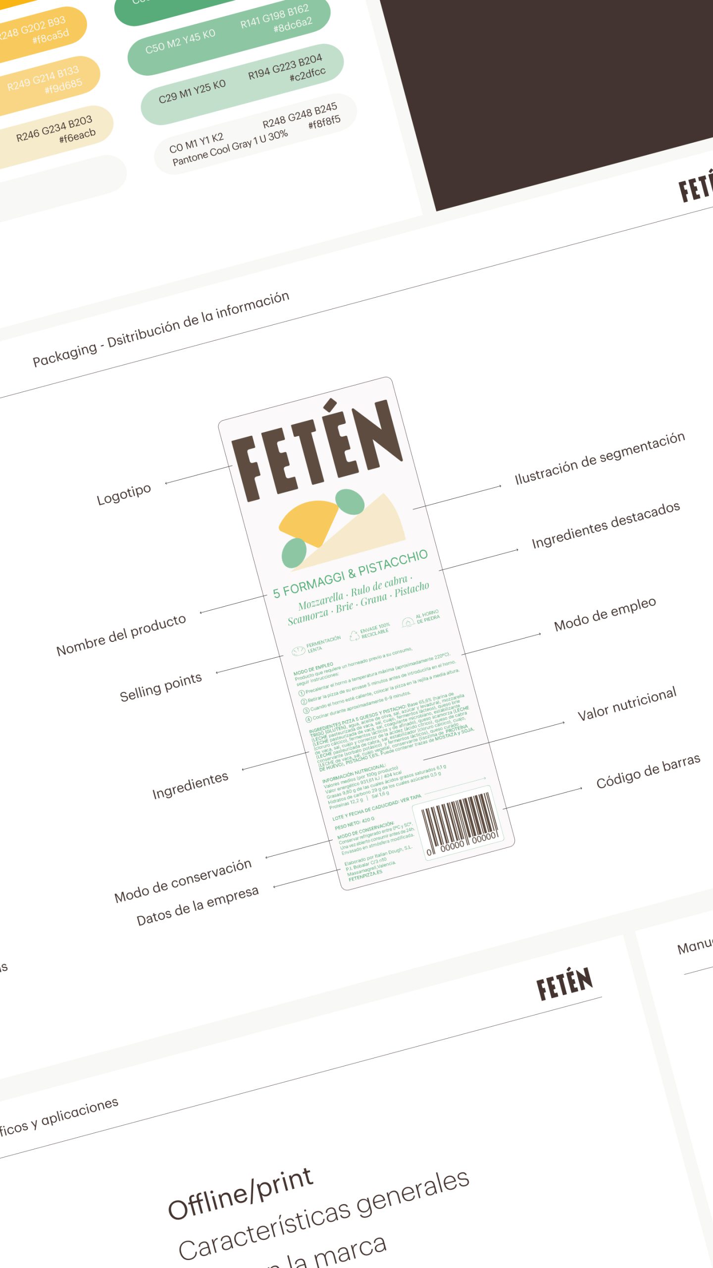 Pixelarte - Estudio de diseño gráfico - Diseño manual corporativo para Fetén