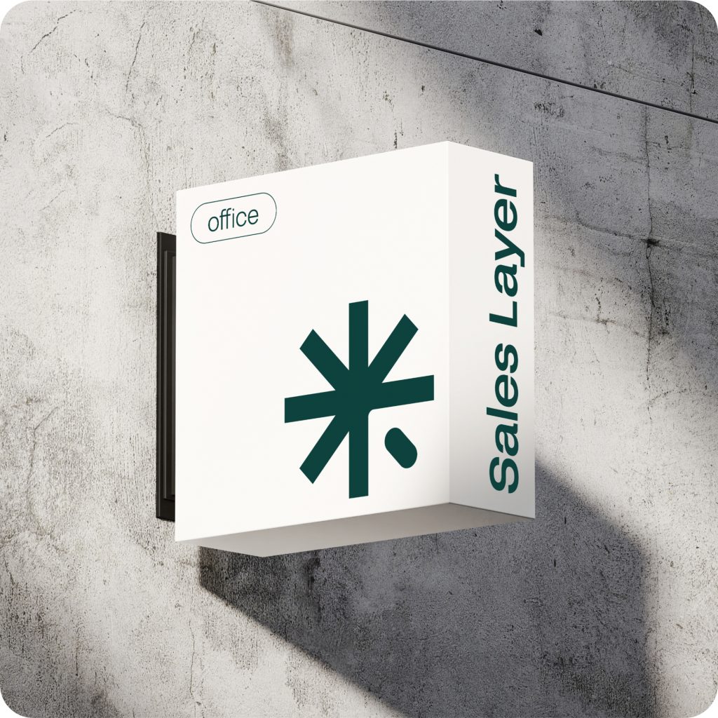 Pixelarte estudio de diseño - Identidad corporativa para Sales Layer - logotipo y rotulación