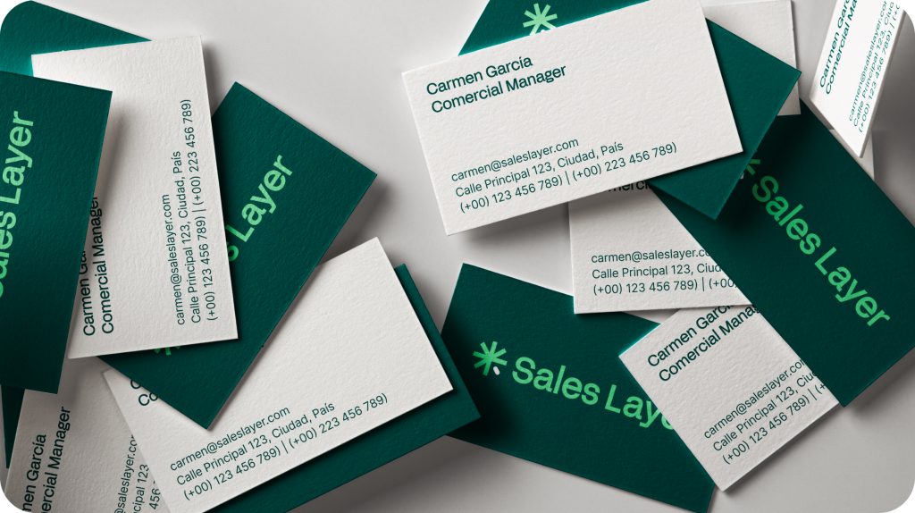 s Layer - Diseño identidad corporativa y sistema visual - tarjetas corporativas