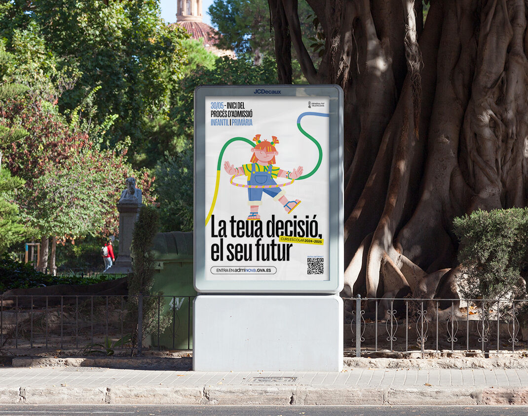 Pixelarte estudio de diseño gráfico - campaña de comunicación para la Consellería de Educación de la Generalitat Valenciana