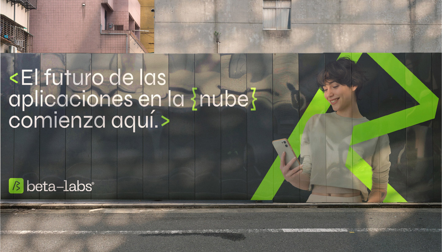 pixelarte estudio de diseño identidad corporativa BetaLabs valla publicidad