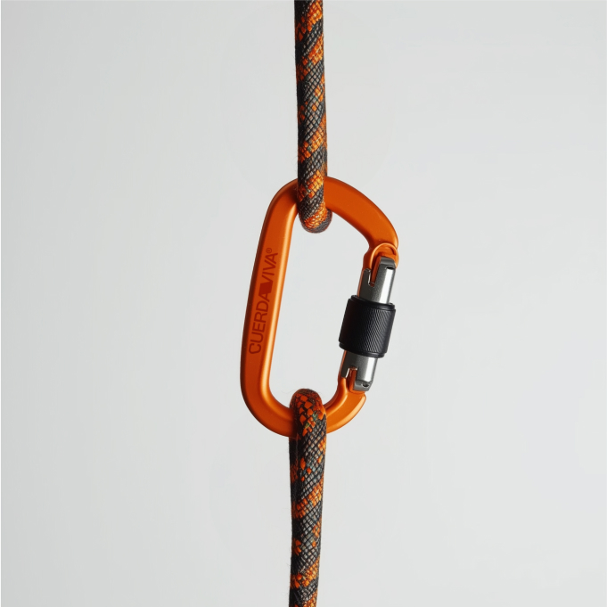 Pixelarte estudio de diseño gráfico-identidad corporativa CuerdaViva-mosqueton escalada