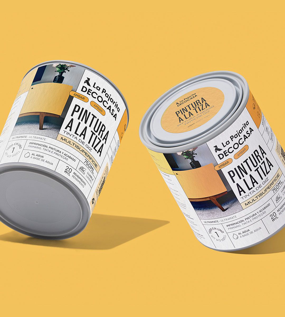 Pixelarte Estudio de Diseño Gráfico - Diseño de packaging Pinturas la Pajarita