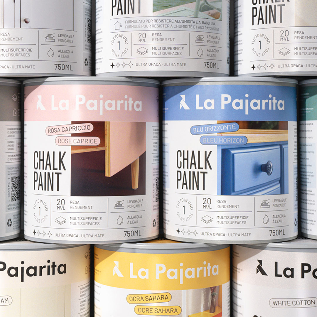 Pixelarte Estudio de Diseño Gráfico - Diseño Packaging Pinturas la Pajarita