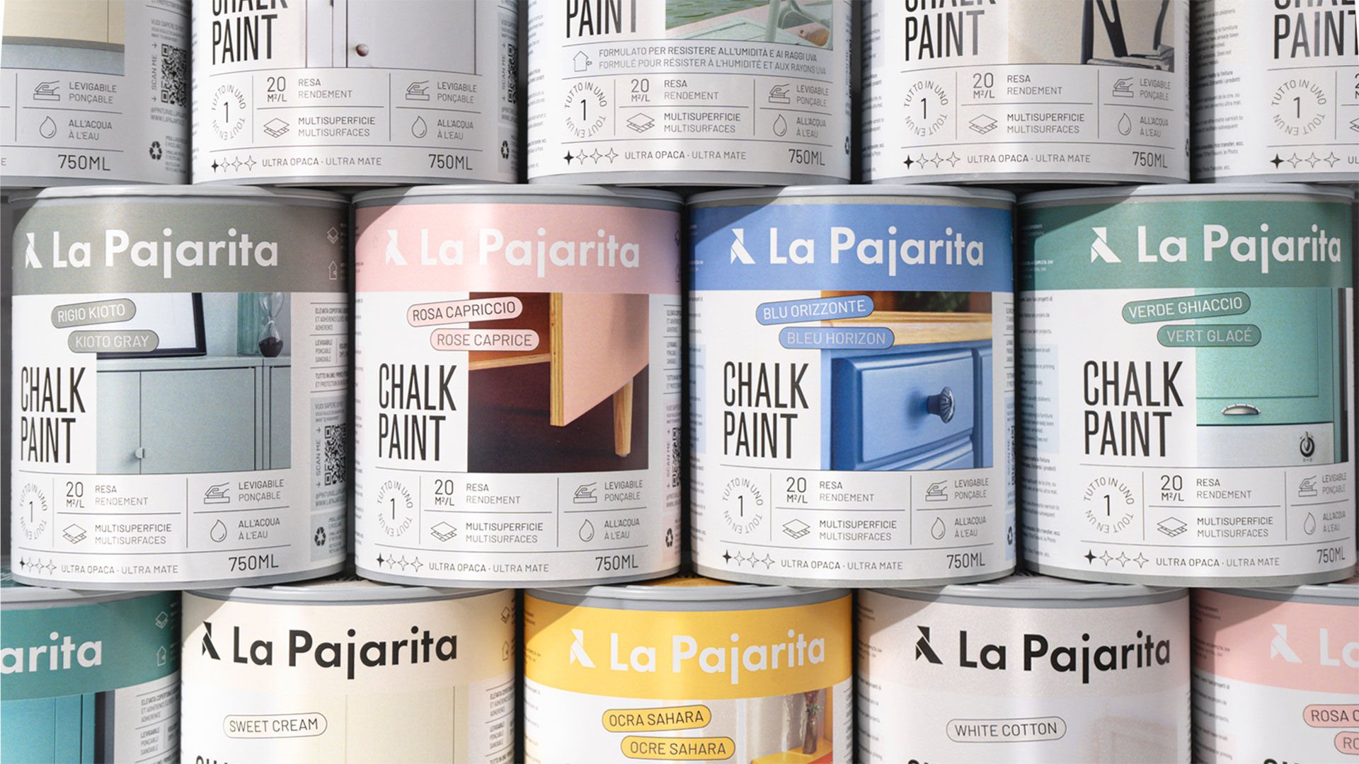 Pixelarte Estudio de Diseño Gráfico - Diseño Packaging Pinturas la Pajarita